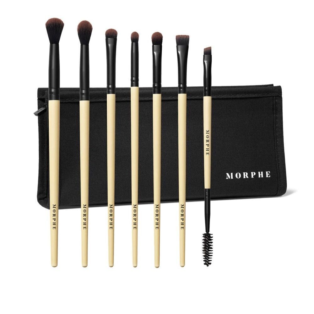 EARTH TO BABE 7-PIECE BAMBOO EYE BRUSH SET